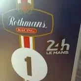 no reserve Rothmans-Porsche sign