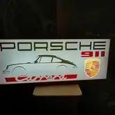 NO RESERVE ILLUMINATED PORSCHE 911 CARRERA SIGN