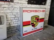 90's Illuminated Porsche Sign