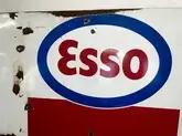 Enamel Esso Sign