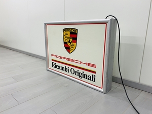 NO RESERVE - Porsche Ricambi Originali Illuminated Sign (34" x 23")