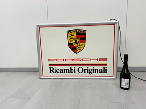 NO RESERVE - Porsche Ricambi Originali Illuminated Sign (34" x 23")