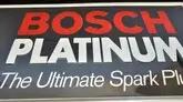 No Reserve Bosch Platinum Spark Plug Sign