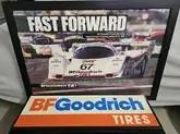 80's BF Goodrich Illuminated Sign and Porsche 962 Poster