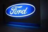 Illuminated Double Sided Ford Dealership Sign