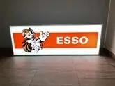 Illuminated 1990's ESSO Tiger Sign