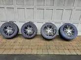 8.6" x 20" and 11" X 20" Porsche 991.2 Winter Wheels and Tires