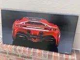 No Reserve Ferrari SF90 Spider Painting by Mike Zagorski