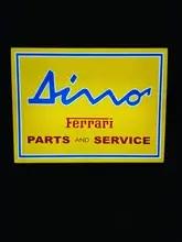 No Reserve Illuminated Ferrari Dino Sign