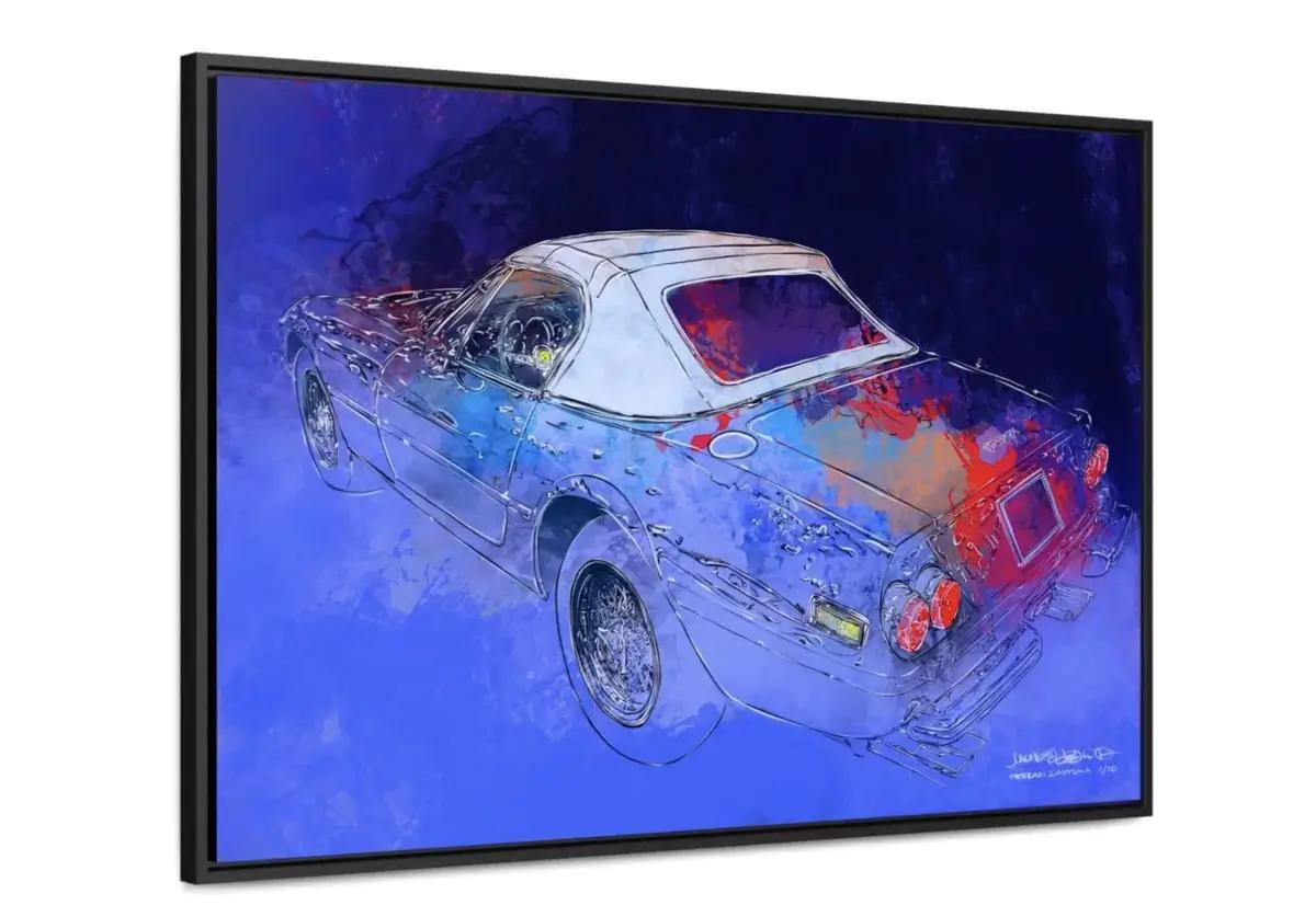 No Reserve Ferrari Daytona Spyder Gicleé Print on Canvas by Michael Ledwitz