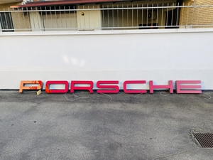 Authentic Porsche Dealership Letters (16' x 14")