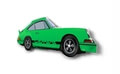 NO RESERVE - Porsche 911 Carrera 2.7RS Plexiglass Model (35" x 12")