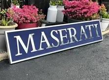 DT: 1980s Maserati Showroom Sign