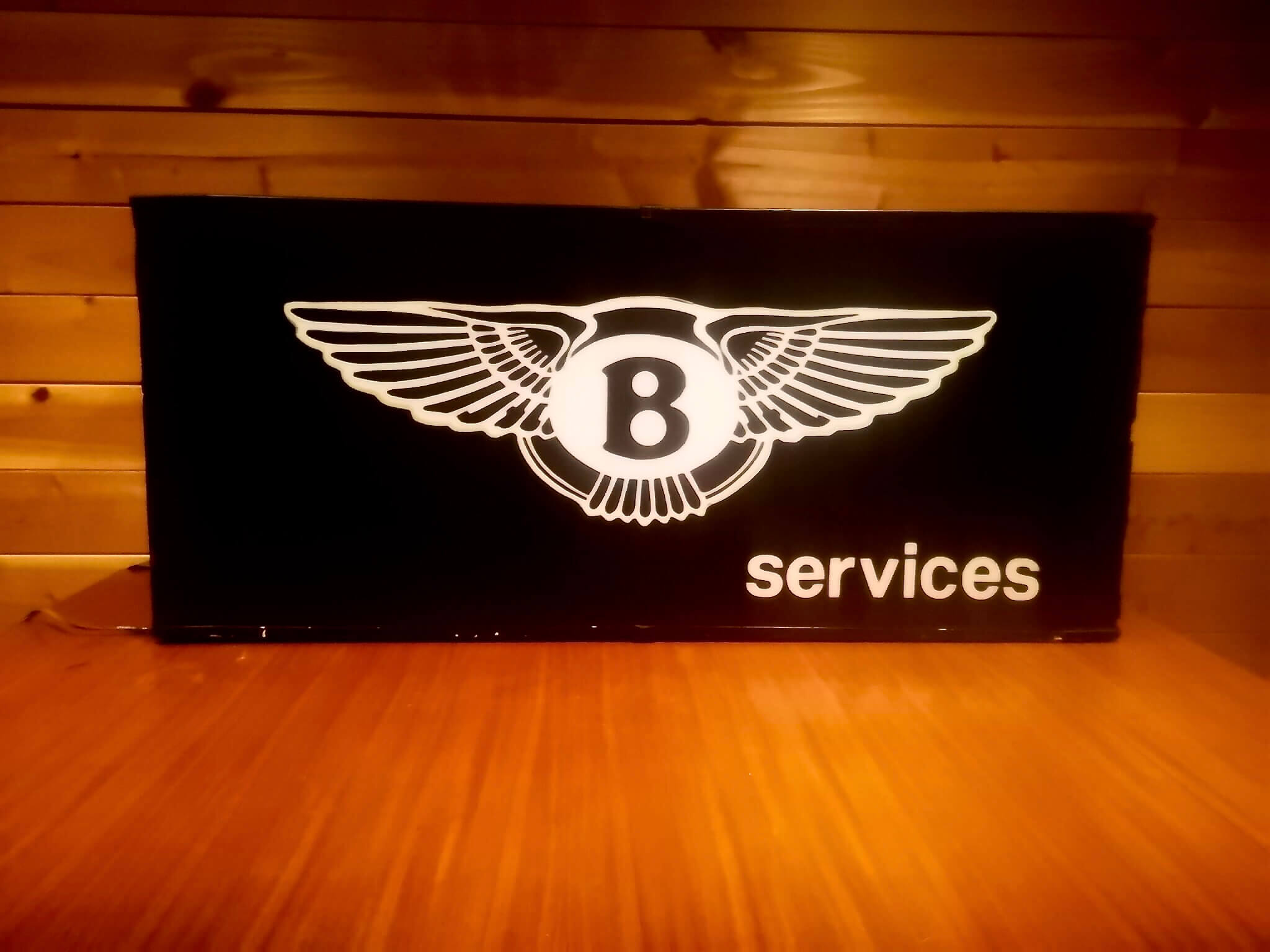 DT: Illuminated 1960s Bentley Dealership Sign | PCARMARKET
