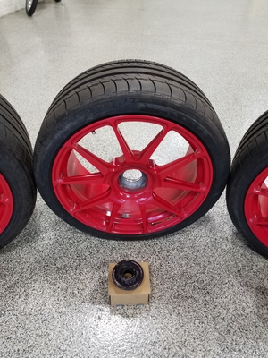NO RESERVE - Forgeline 18" GA1R Center Lock Wheels with Michelin Tires