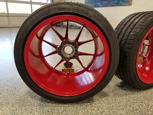NO RESERVE - Forgeline 18" GA1R Center Lock Wheels with Michelin Tires