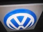 Illuminated Volkswagen Dealership Sign
