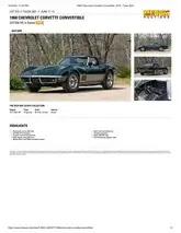 1968 Chevrolet Corvette Convertible 327 4-Speed