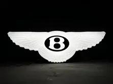 No Reserve Bentley Wings Illuminated Sign