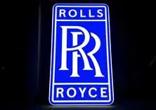 No Reserve Illuminated Rolls-Royce Sign