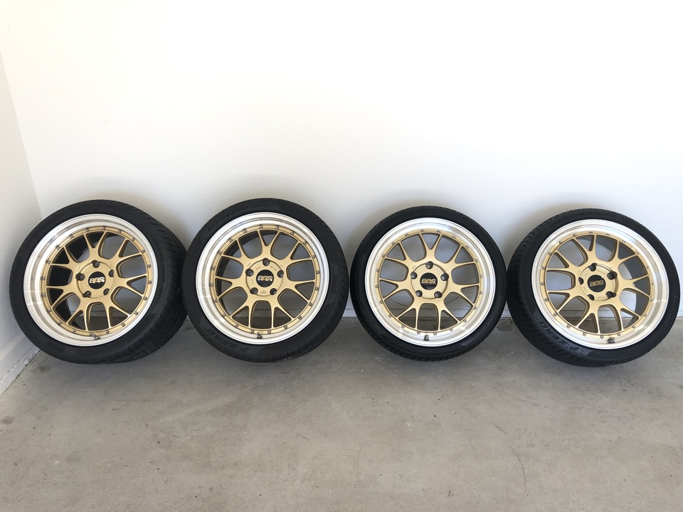No Reserve 19 Bbs Lm R Wheels With Pirelli Tires Pcarmarket