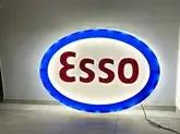 Illuminated Esso Sign