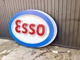 Illuminated Esso Sign