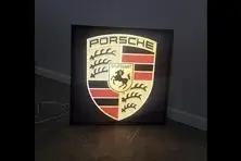 No Reserve llluminated Porsche Stuttgart Sign