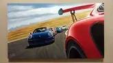 No Reserve "Porsche 911's on Racetrack" Painting by Clive Botha