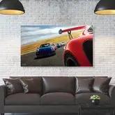 No Reserve "Porsche 911's on Racetrack" Painting by Clive Botha