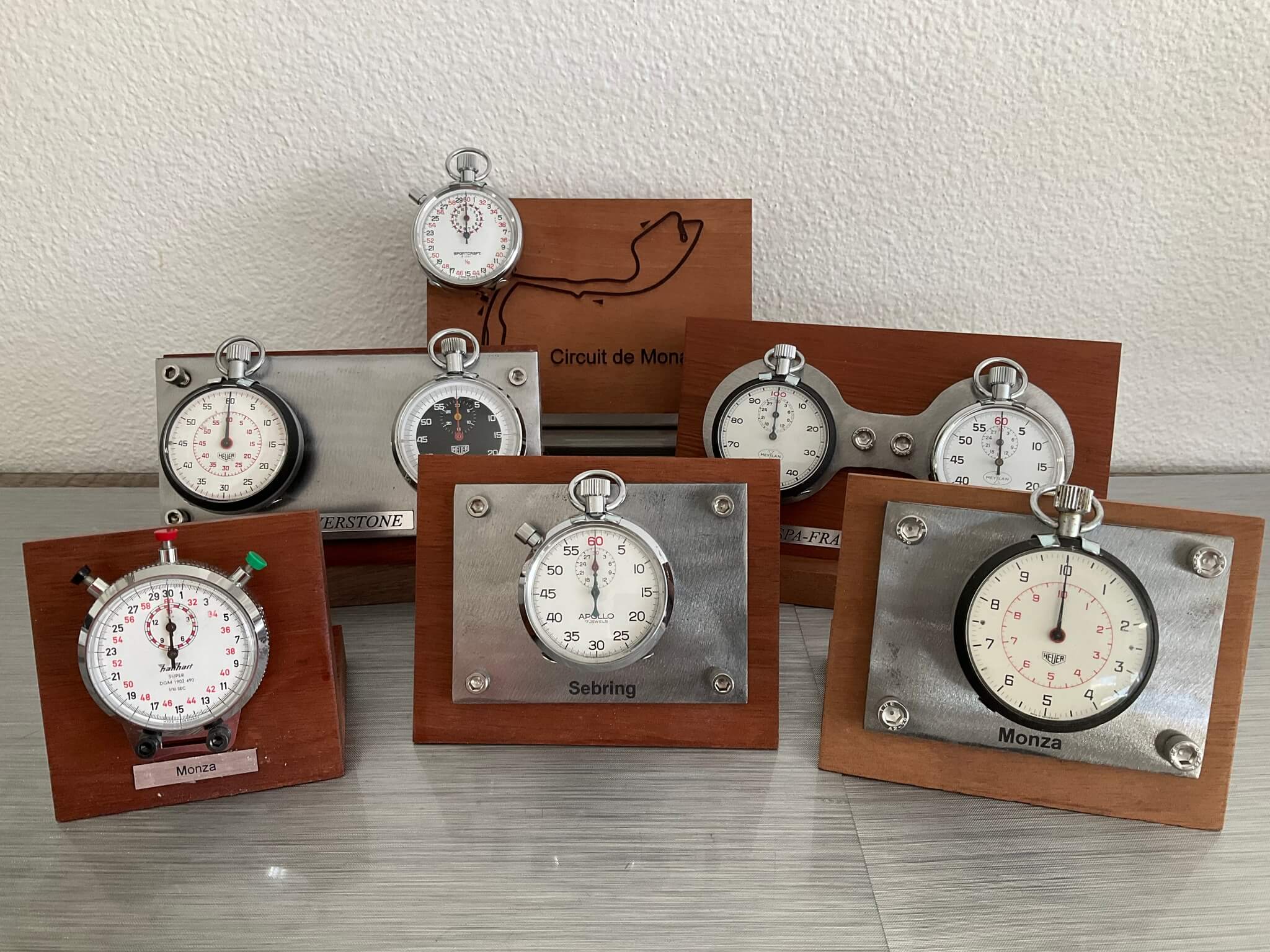 Collection of 8 Vintage Stopwatches | PCARMARKET