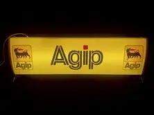  AGIP Oil Illuminated Sign (40" x 12")