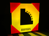  Brand New In Box Authentic 1980's Ferrari Cash Desk Illuminated Sign