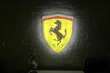  Illuminated Ferrari Shield Sign