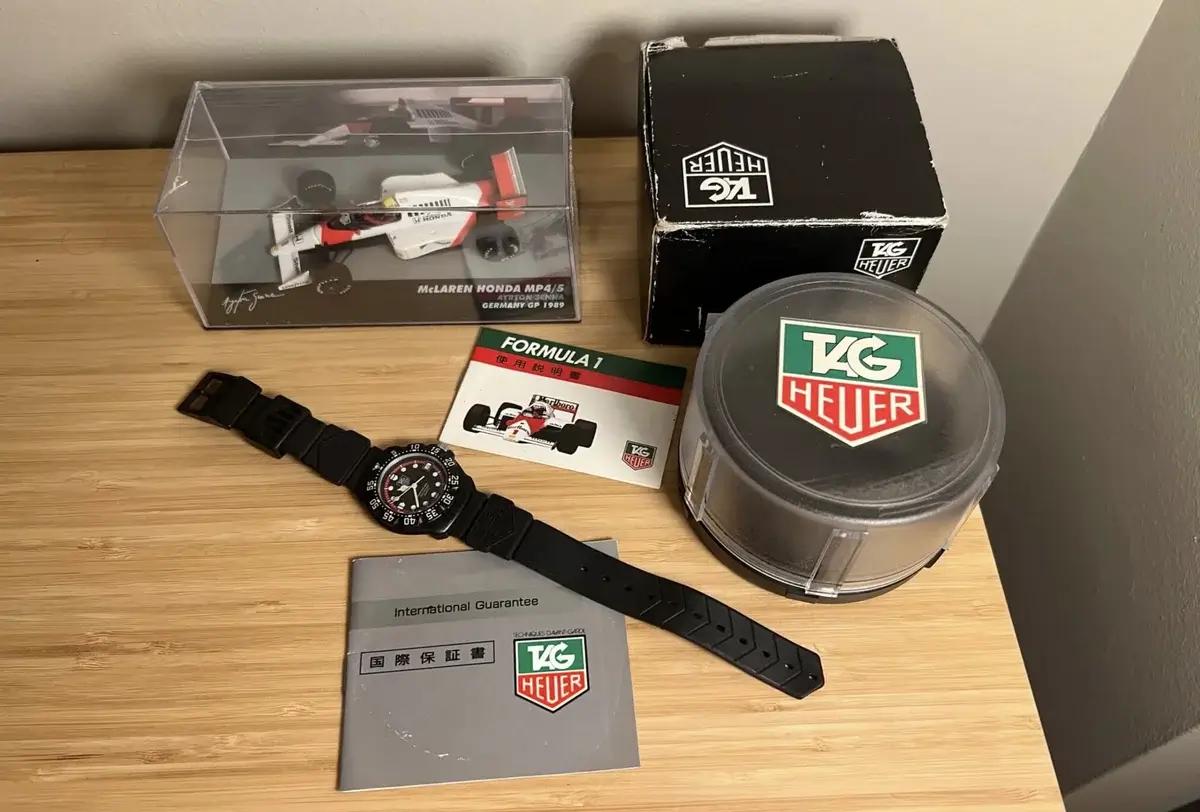 No Reserve Tag Heuer F1 Watch and Model 383.513/1 | PCARMARKET